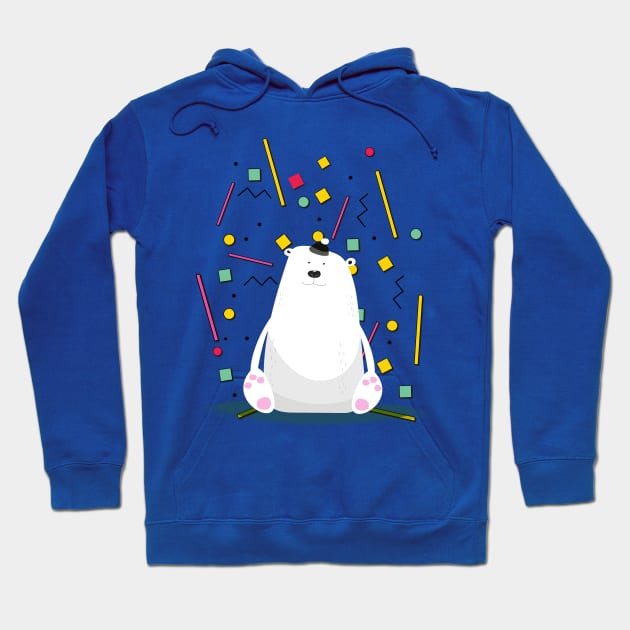 Cute 1980s Bear Hoodie by nickemporium1